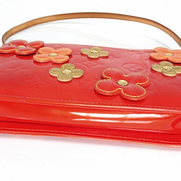 Auth LOUIS VUITTON Lexington Fleur Handbag Pochette...